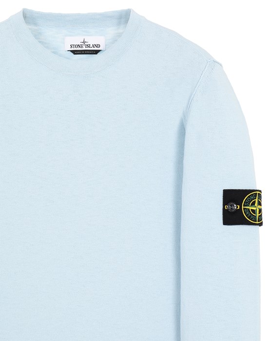 Light blue sale stone island sweatshirt