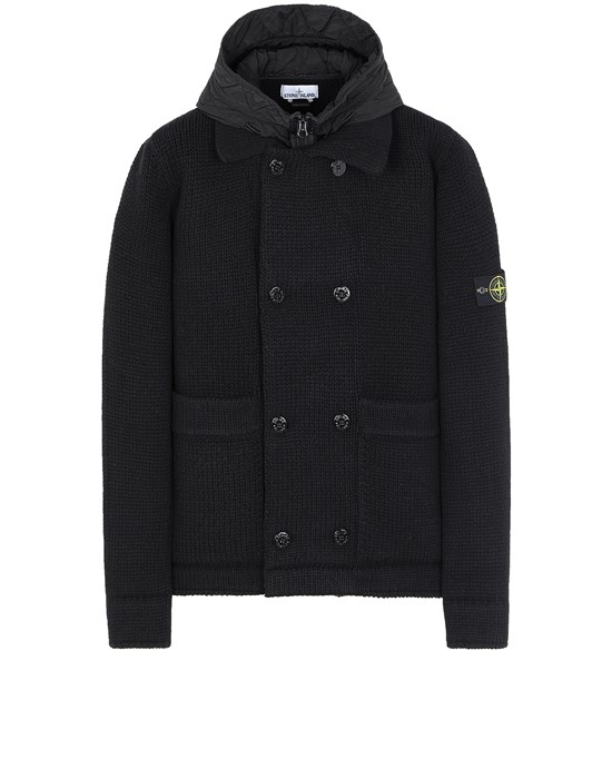 stone island double breasted cardigan