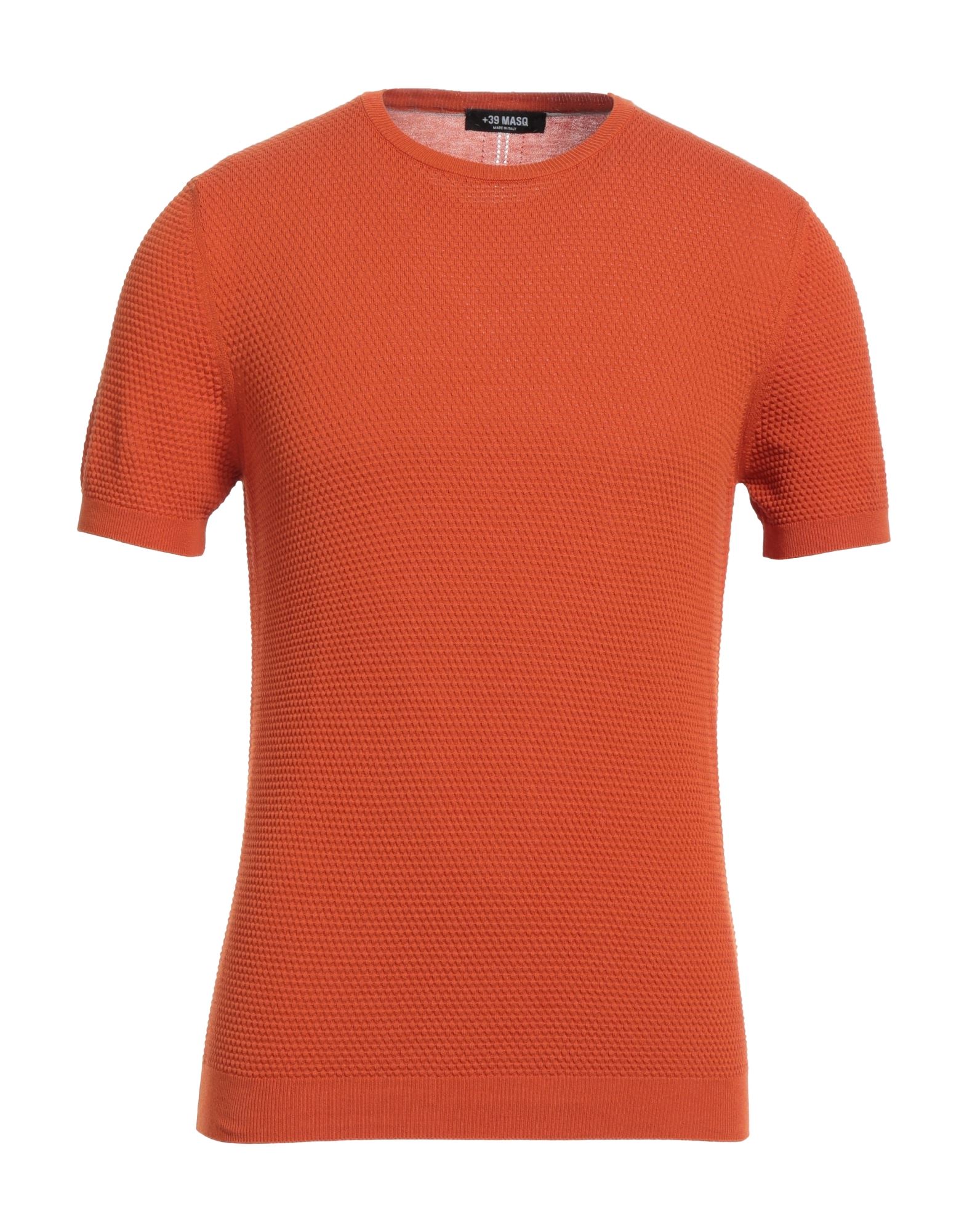 +39 Masq Man Sweater Orange Size M Cotton