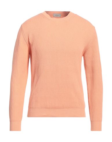Altea Man Sweater Salmon Pink Size M Cotton In Salmon Pink