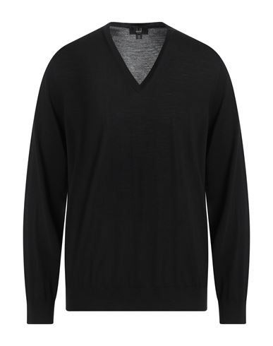 Dunhill Man Sweater Black Size 4xl Wool