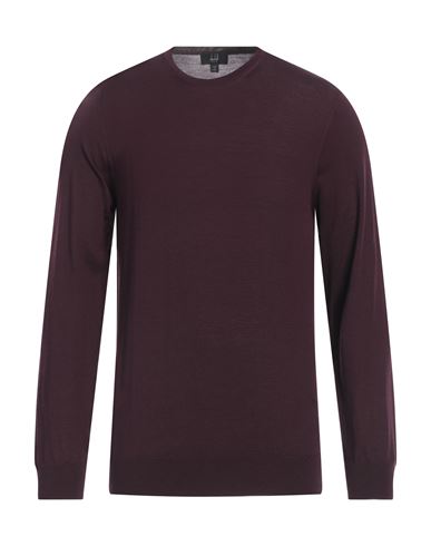 Shop Dunhill Man Sweater Dark Purple Size Xxl Wool