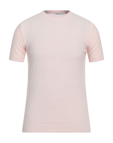 Kangra Cashmere Kangra Man Sweater Light Pink Size 42 Cotton, Nylon