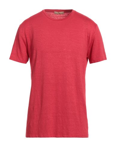 Daniele Fiesoli Man Sweater Red Size 3xl Linen