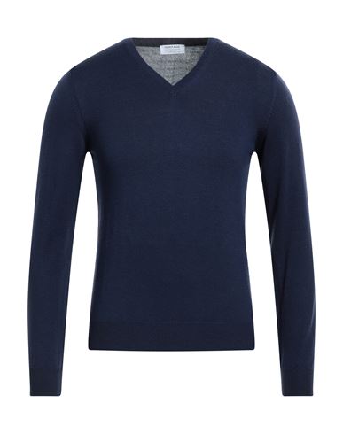 Heritage Man Sweater Navy Blue Size 36 Merino Wool