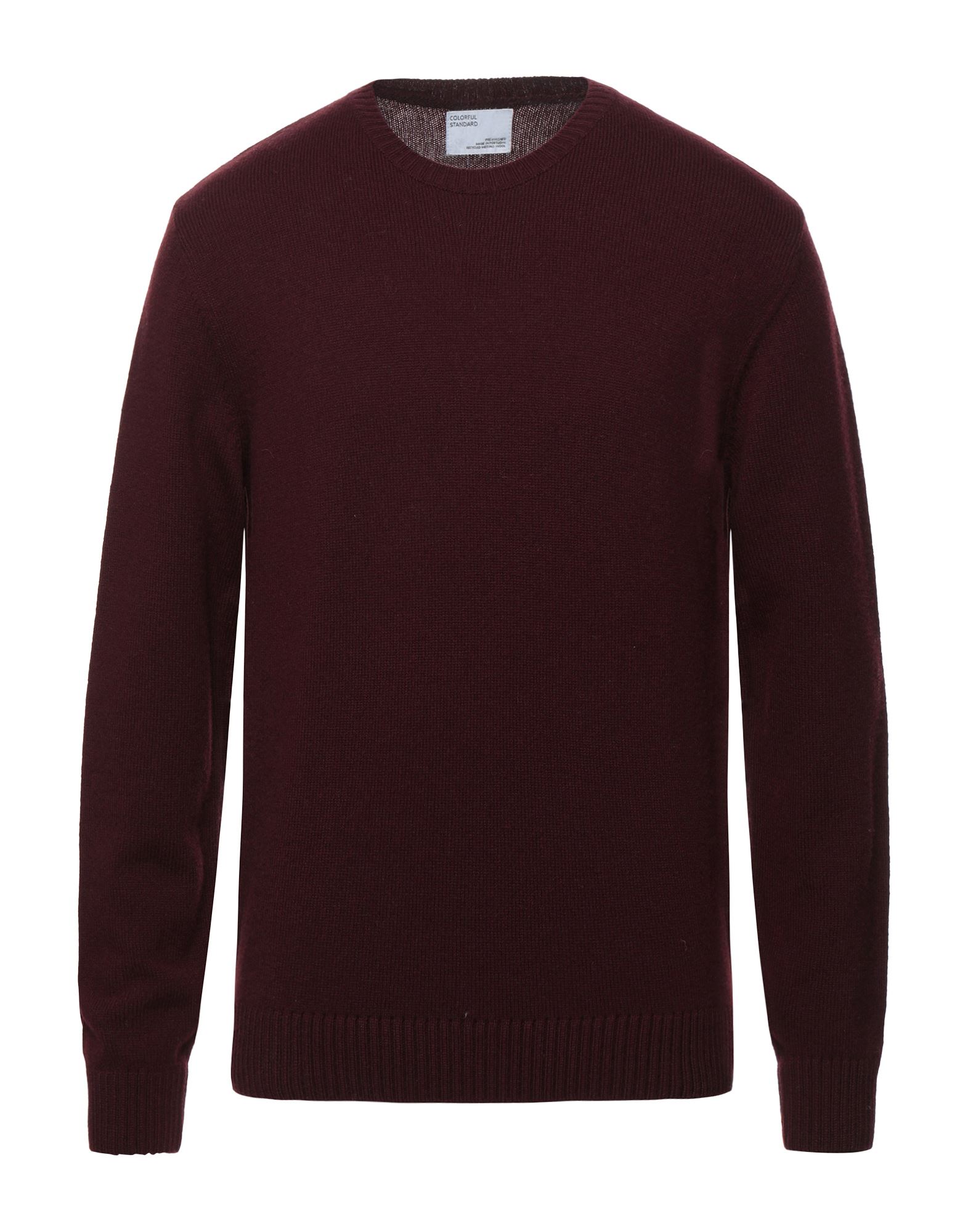 Colorful Standard Sweaters In Maroon
