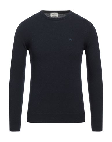 Brooksfield Man Sweater Midnight Blue Size 36 Polyamide, Viscose, Wool, Cashmere