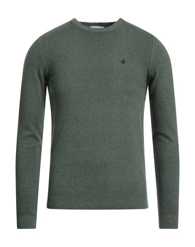 Brooksfield Man Sweater Green Size 36 Wool, Polyamide