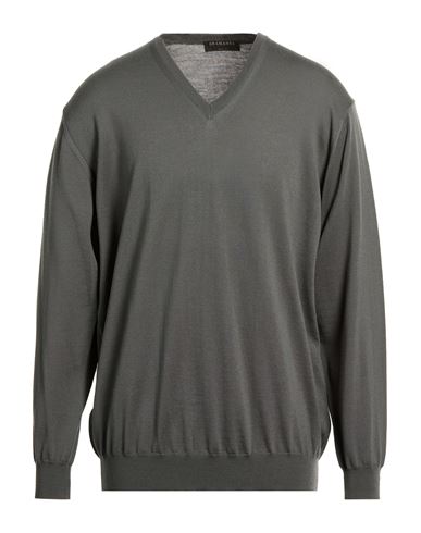 Bramante Man Sweater Grey Size 46 Pure Virgin Wool Iws In Brown