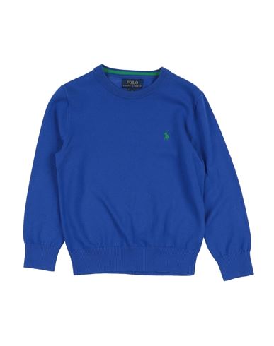 Polo Ralph Lauren Babies'  Toddler Boy Sweater Bright Blue Size 5 Cotton