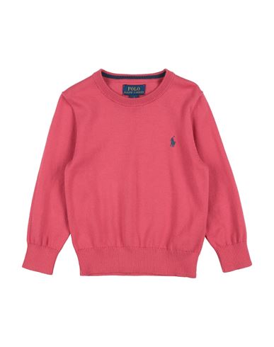 Polo Ralph Lauren Babies'  Toddler Boy Sweater Coral Size 5 Cotton In Red