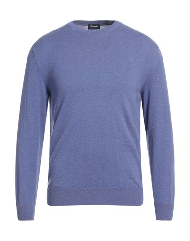 Drumohr Man Sweater Mauve Size 44 Cotton In Purple