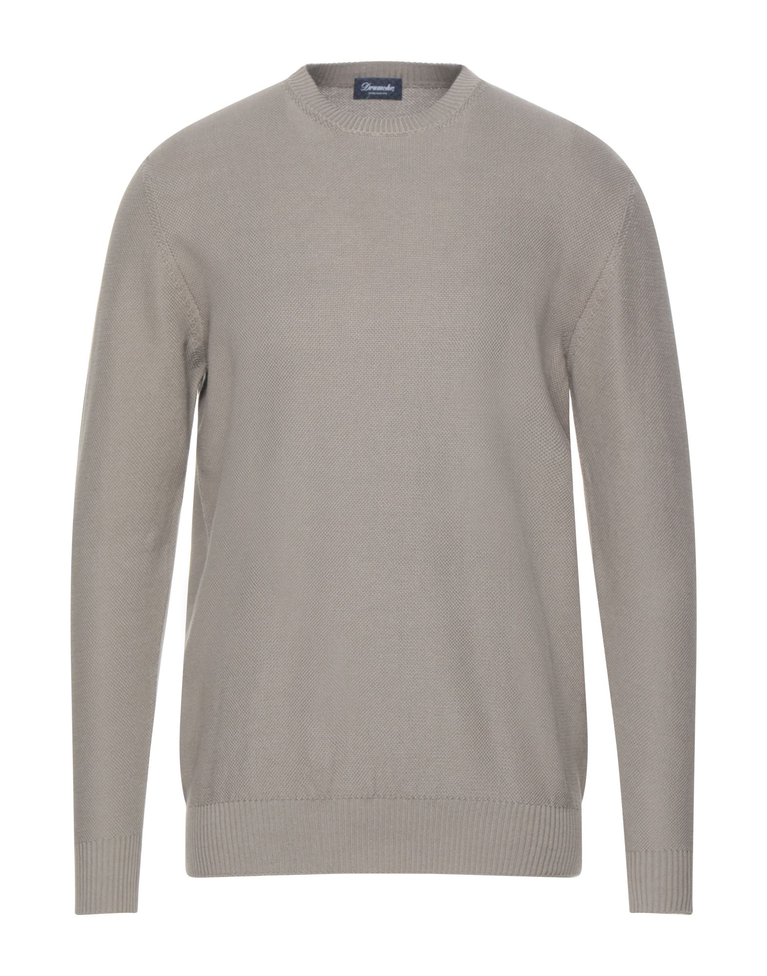 Shop Drumohr Man Sweater Grey Size 40 Cotton
