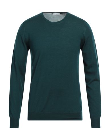Paolo Pecora Man Sweater Emerald Green Size M Wool