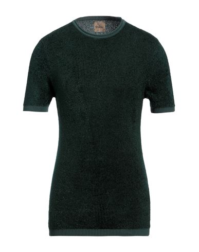 Shop Rakkì Wear Man Sweater Dark Green Size 42 Viscose, Polyamide, Cotton