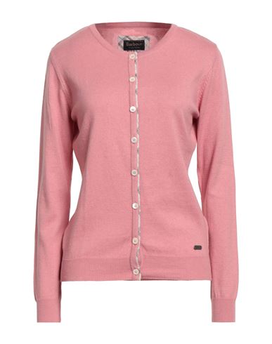 Barbour Dress Tartan Woman Cardigan Pink Size 6 Cotton, Cashmere In Pink