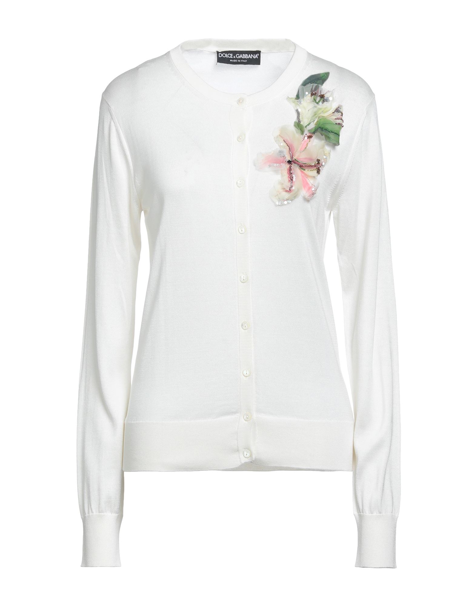 Dolce & Gabbana Cardigans In Ivory