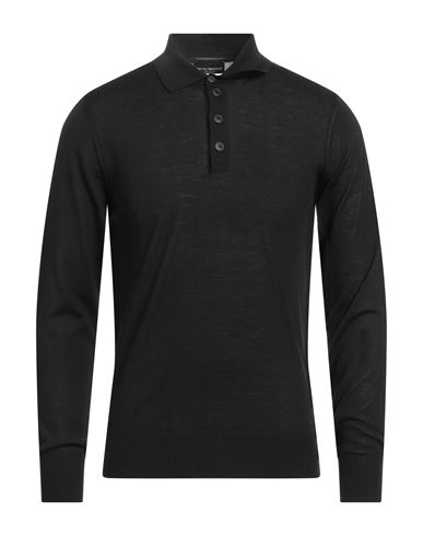 Emporio Armani Man Sweater Black Size 38 Virgin Wool