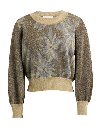 Momoní Woman Sweater Gold Size S Polyester, Polyamide In Multi