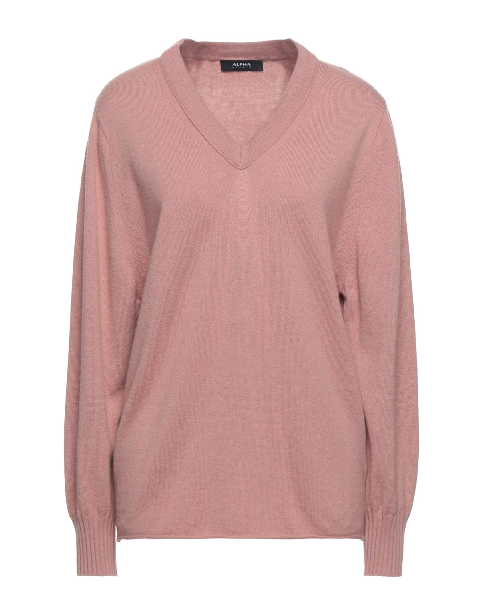 Alpha Studio Sweaters In Blush