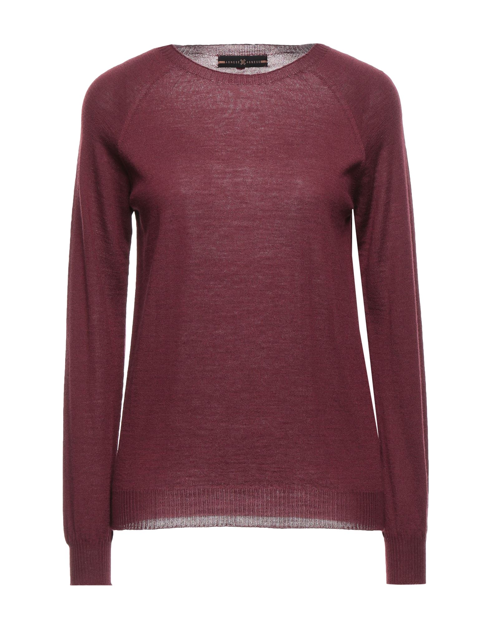 Agnese X Agnese Sweaters In Maroon