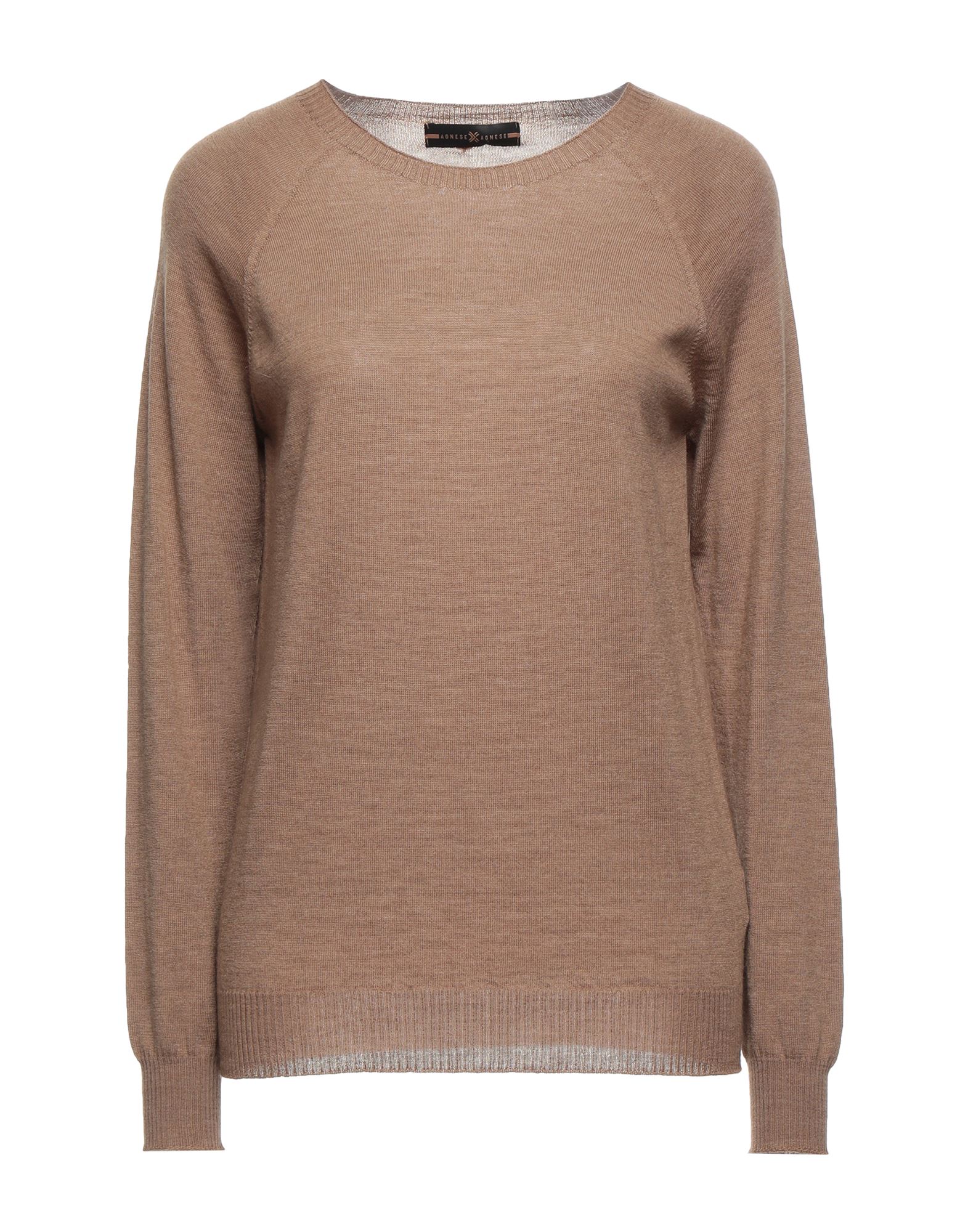 Agnese X Agnese Sweaters In Camel