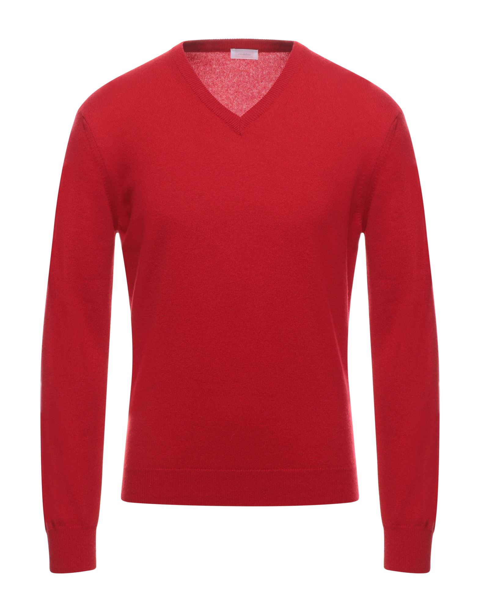 Shop Malo Man Sweater Red Size Xxl Cashmere