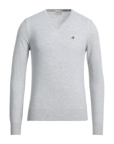 Brooksfield Man Sweater Light Grey Size 36 Virgin Wool