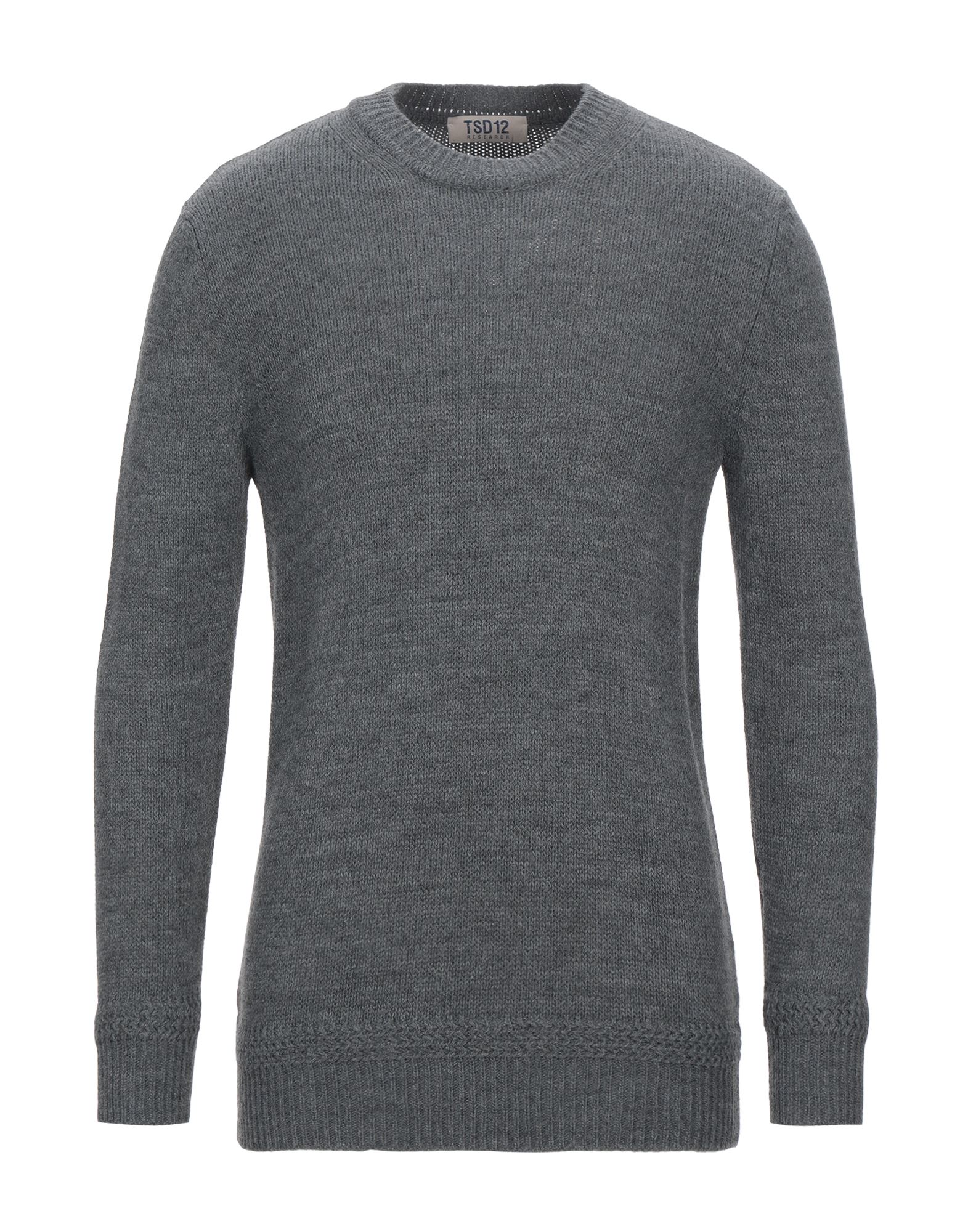 Tsd12 Man Sweater Grey Size Xxl Dralon