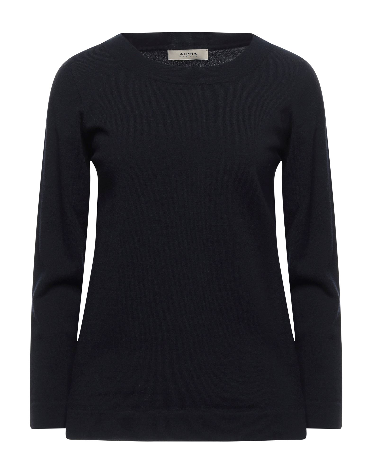 Alpha Studio Sweaters In Dark Blue