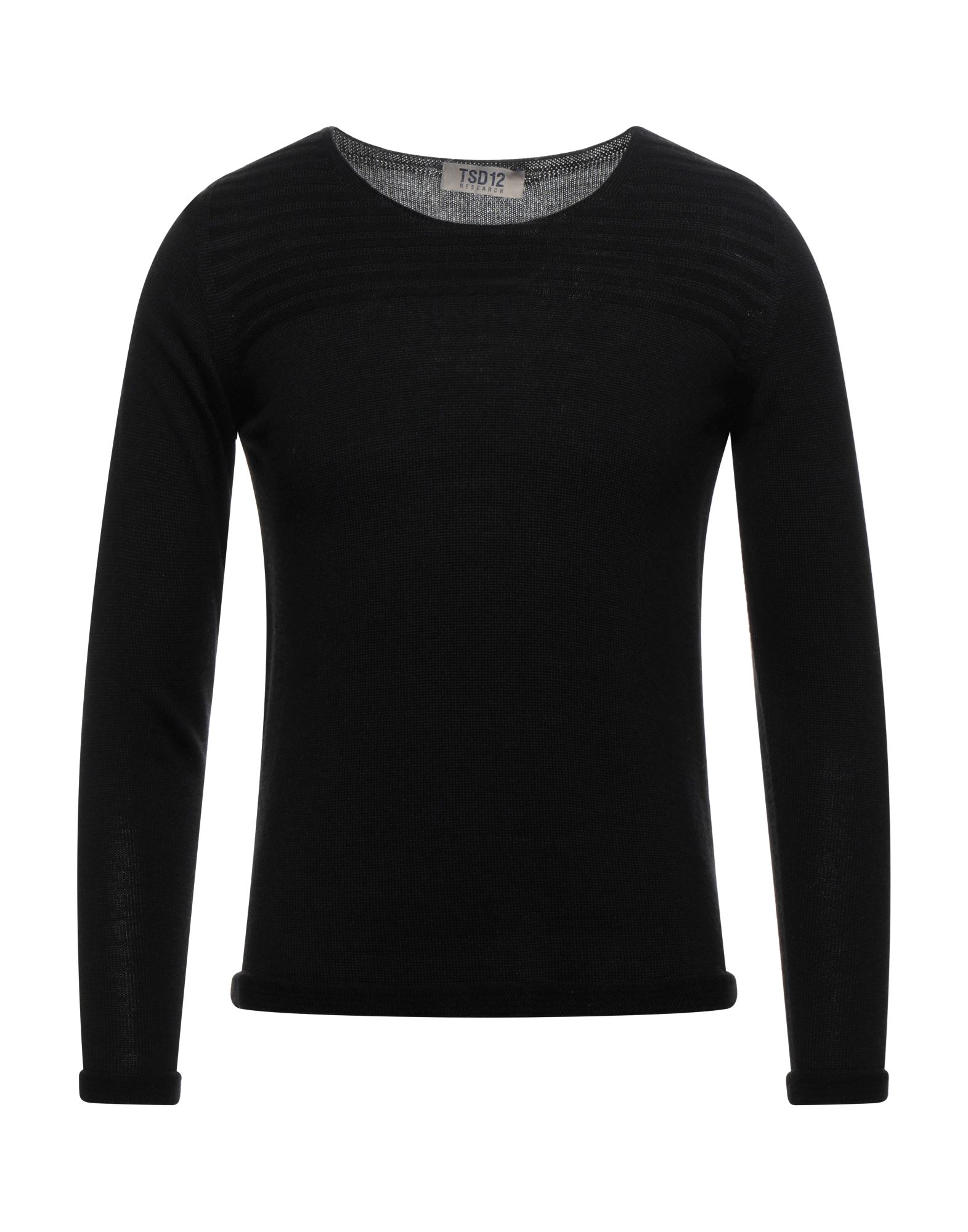 Shop Tsd12 Man Sweater Black Size L Merino Wool, Acrylic