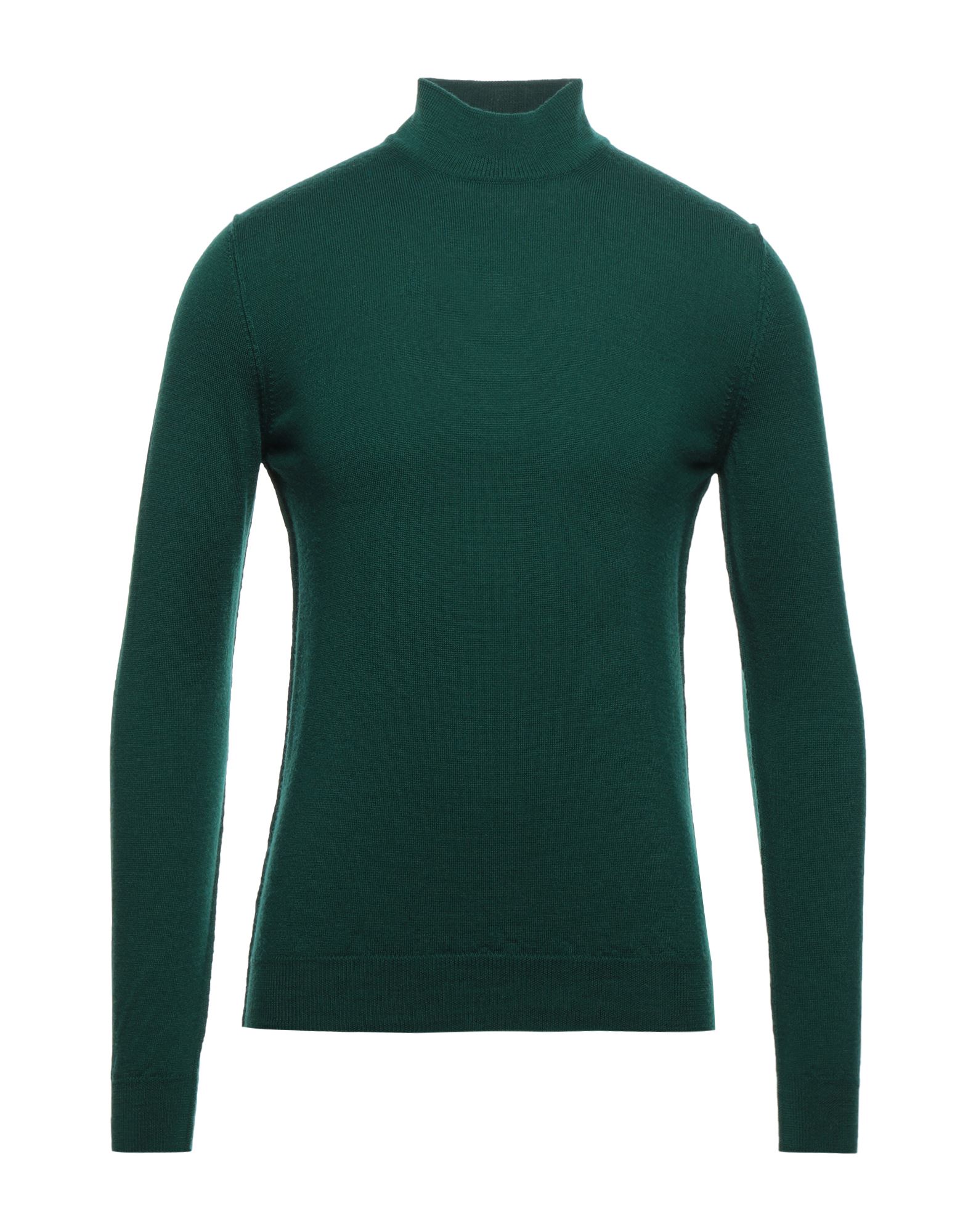 Shop Tsd12 Man Turtleneck Emerald Green Size 3xl Merino Wool, Acrylic