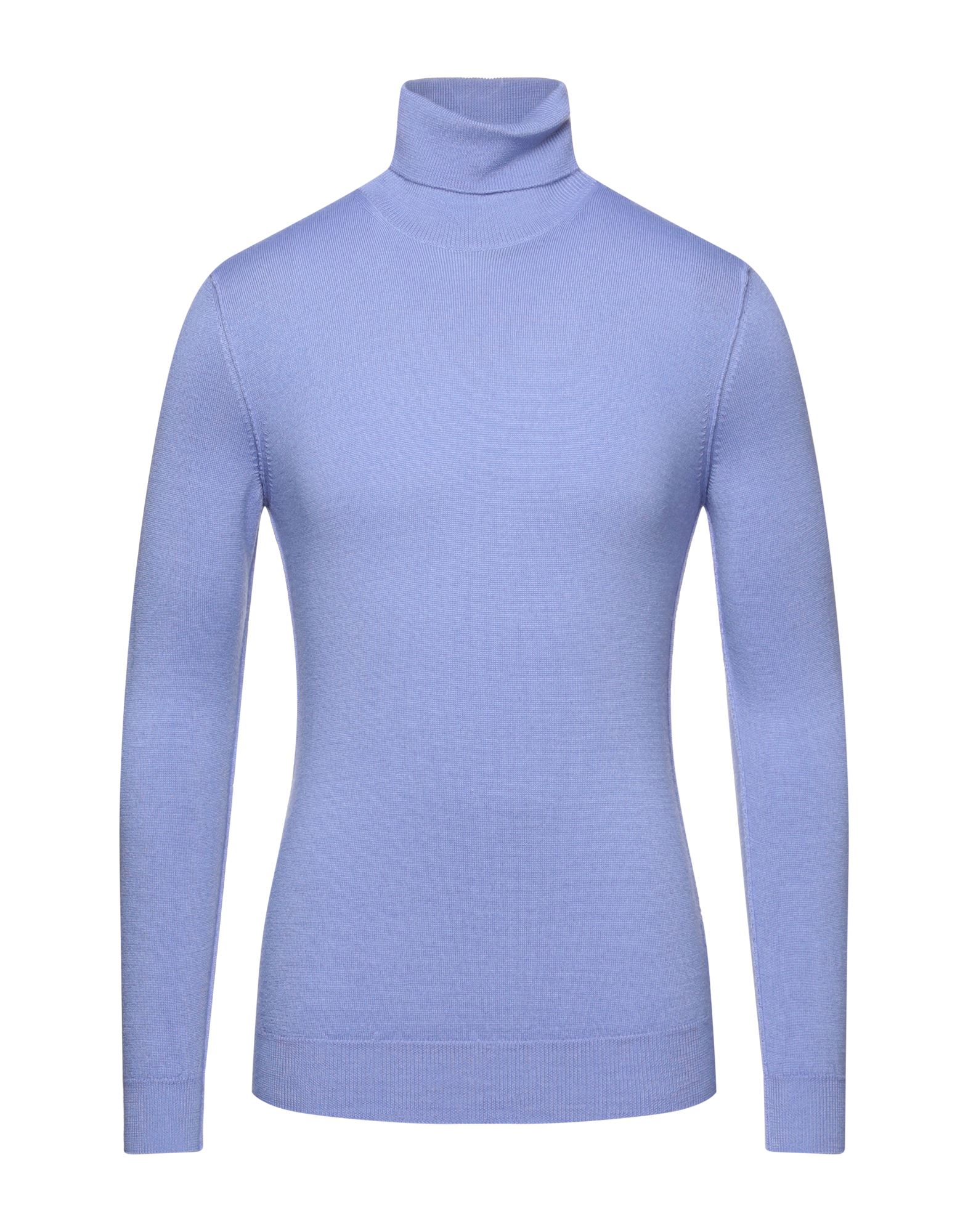 Shop Tsd12 Man Turtleneck Lilac Size Xxl Merino Wool, Acrylic In Purple