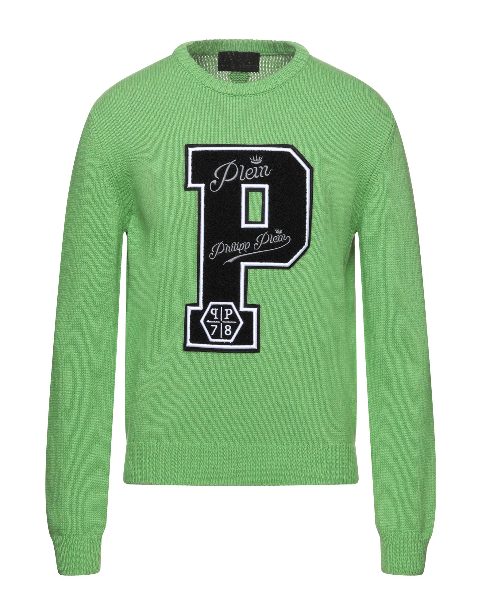 Philipp Plein Sweaters In Light Green