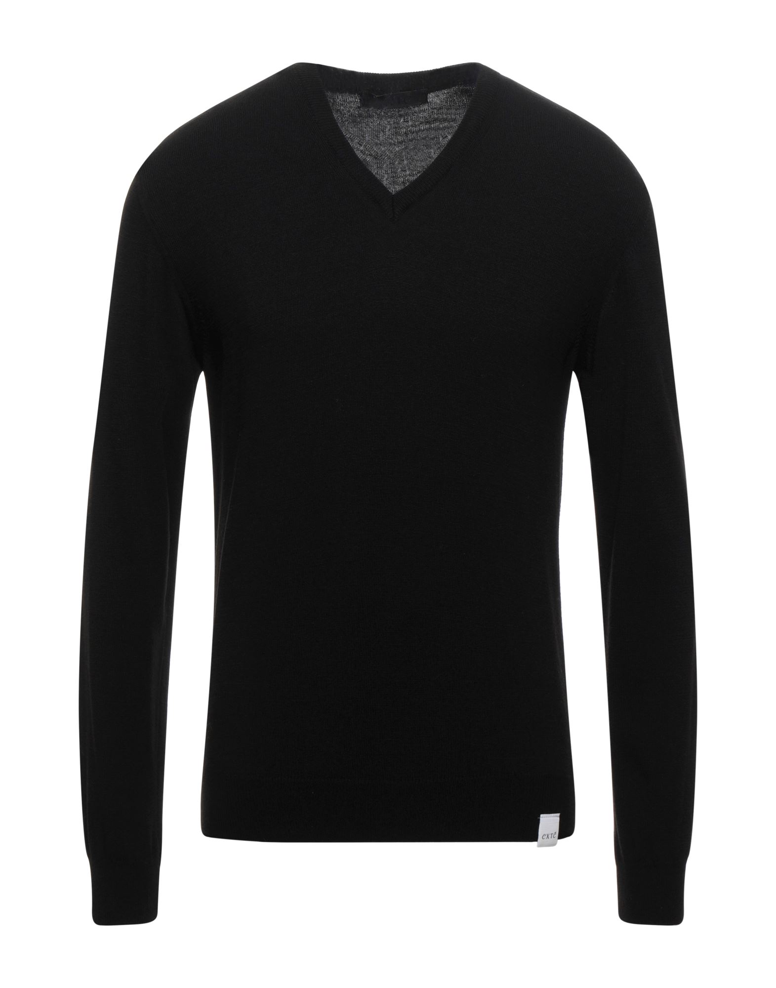 Exte Man Sweater Black Size Xxl Wool, Acrylic