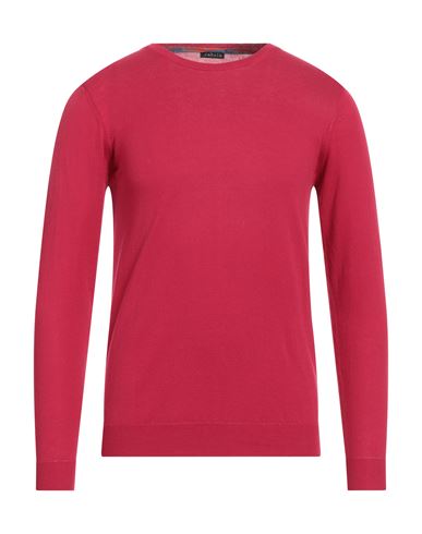 Retois Man Sweater Brick Red Size M Cotton