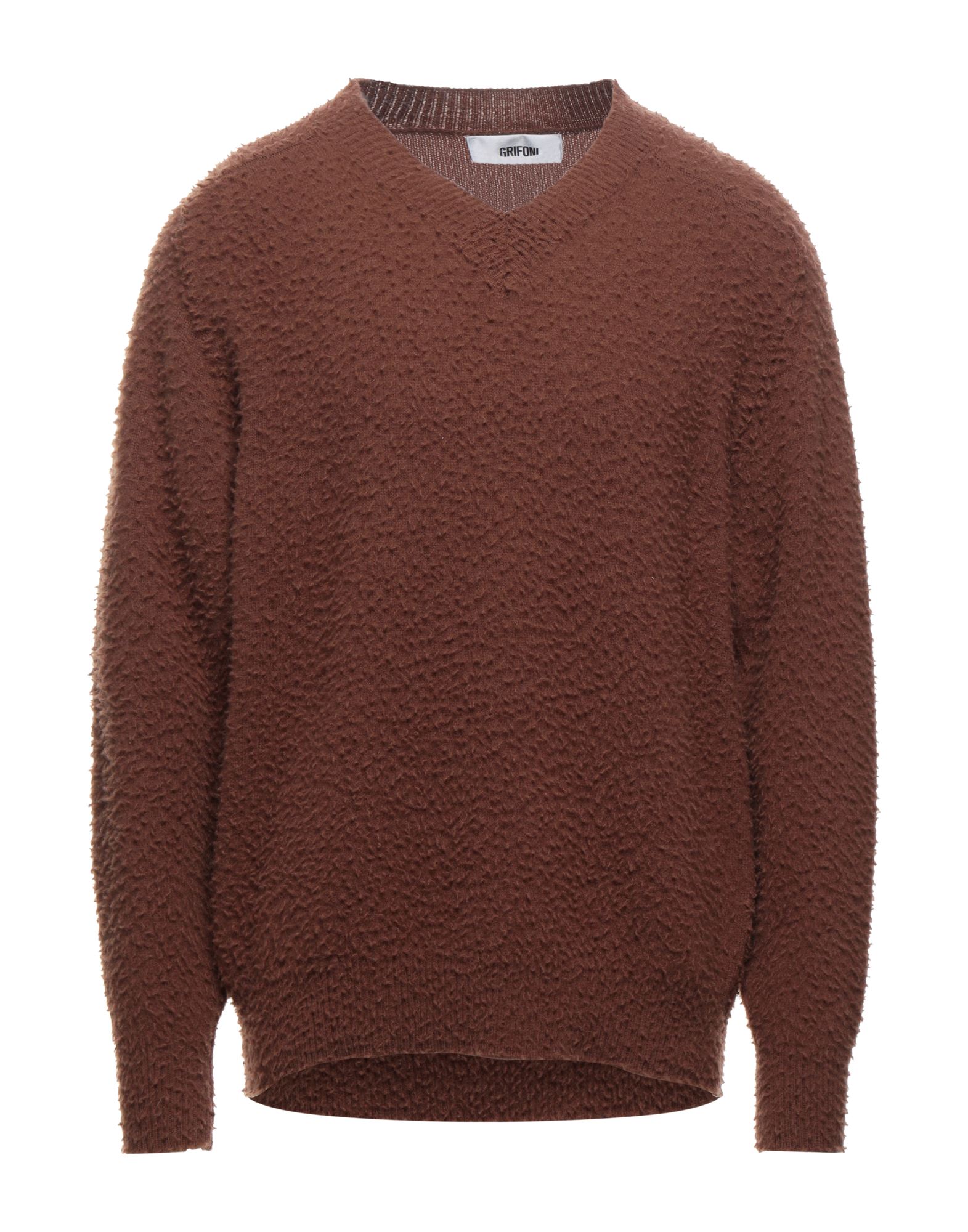 Mauro Grifoni Sweaters In Brown
