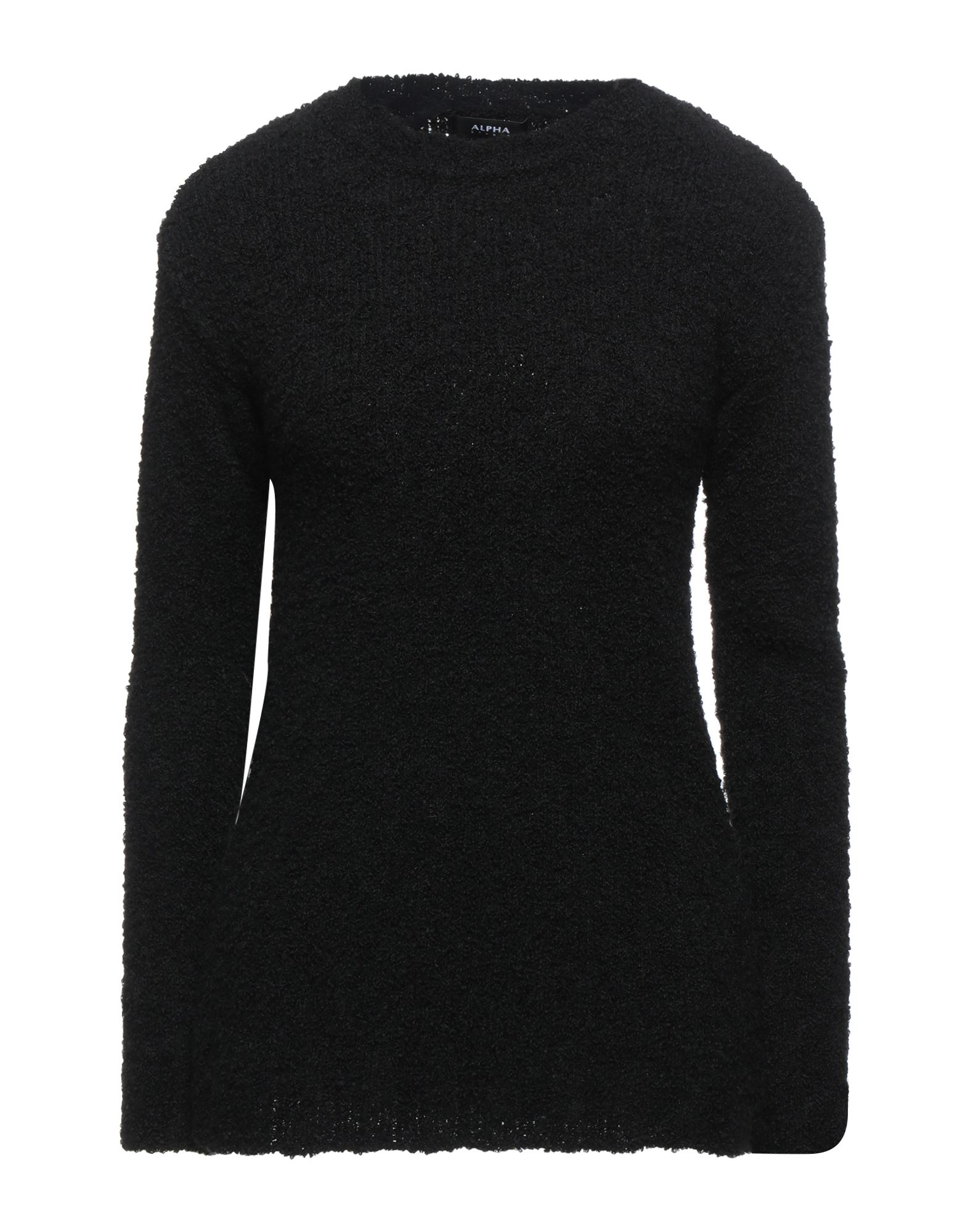 Alpha Studio Sweaters In Black
