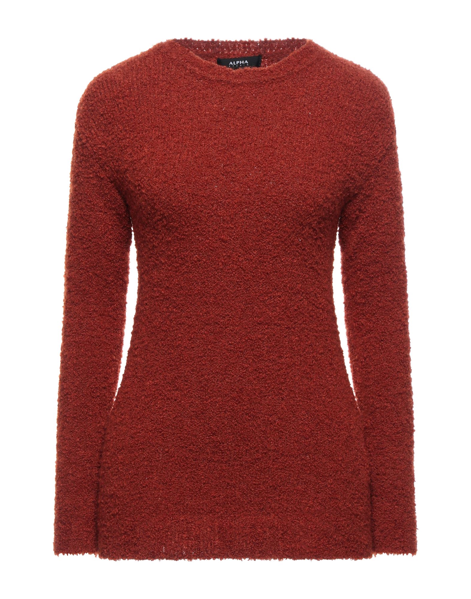 Alpha Studio Sweaters In Rust