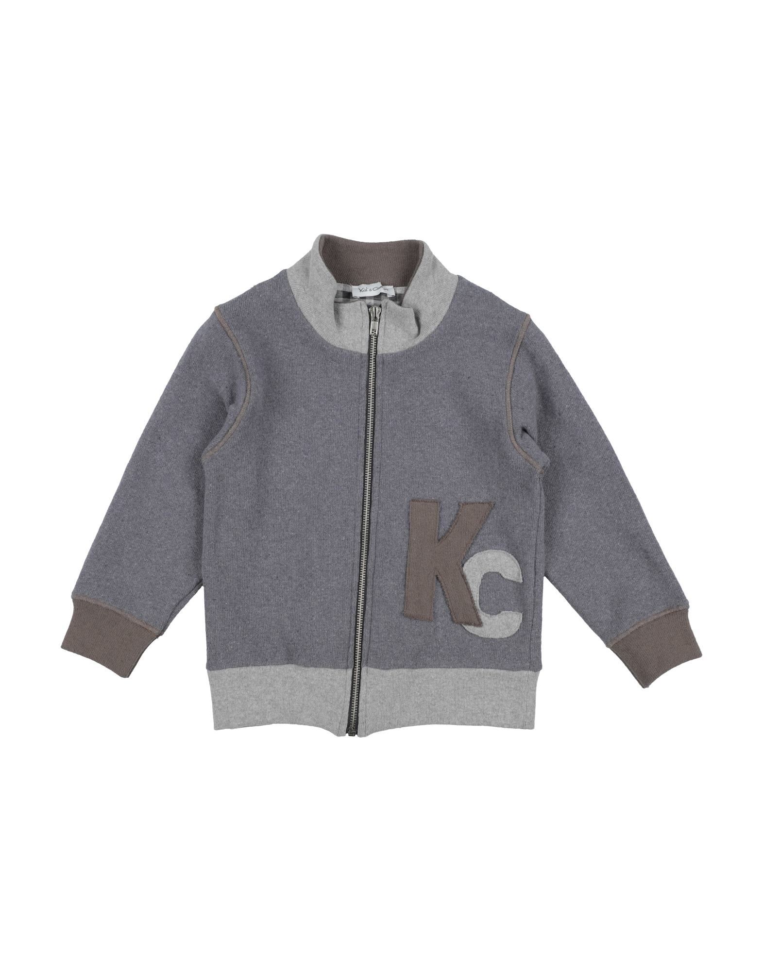 《セール開催中》KID'S COMPANY ボーイズ 3-8 歳 スウェットシャツ グレー 4 コットン 70% / アクリル 20% / レーヨン 6% / ナイロン 2% / ポリウレタン 2%