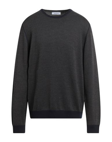 Gran Sasso Man Sweater Charcoal Size 46 Virgin Wool