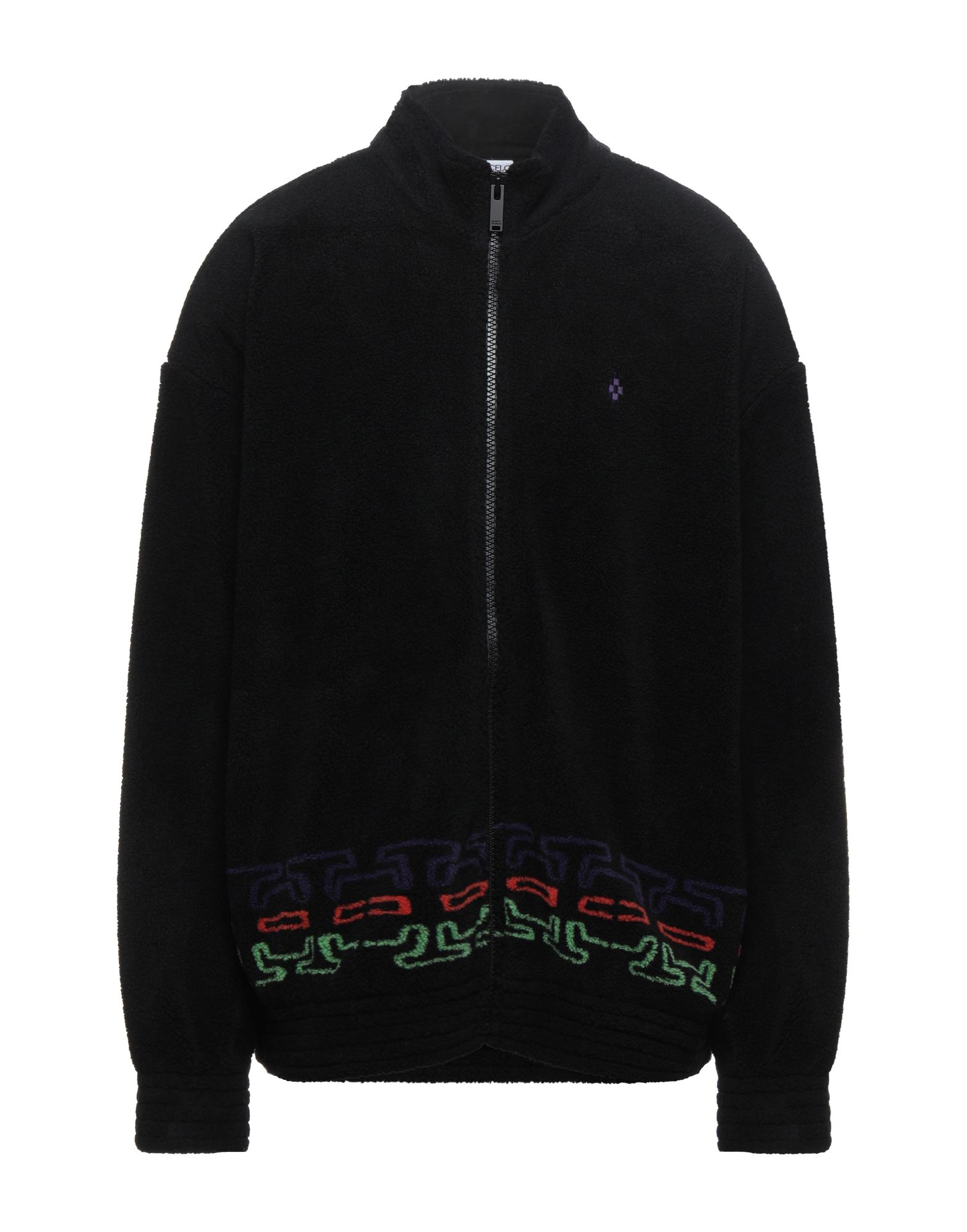 《セール開催中》MARCELO BURLON メンズ スウェットシャツ ブラック XS ナイロン 53% / ポリエステル 47% / コットン