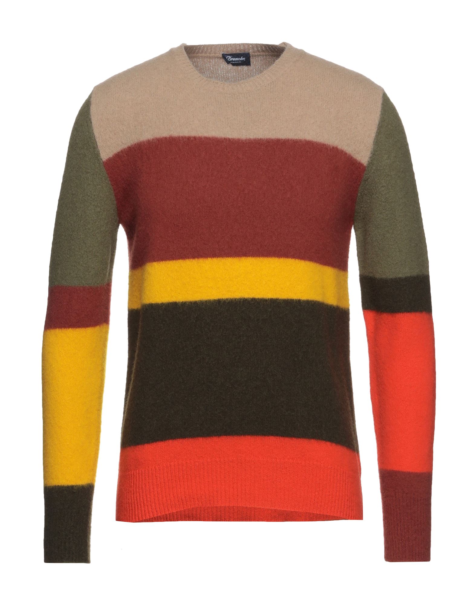 Drumohr Sweaters In Brick Red
