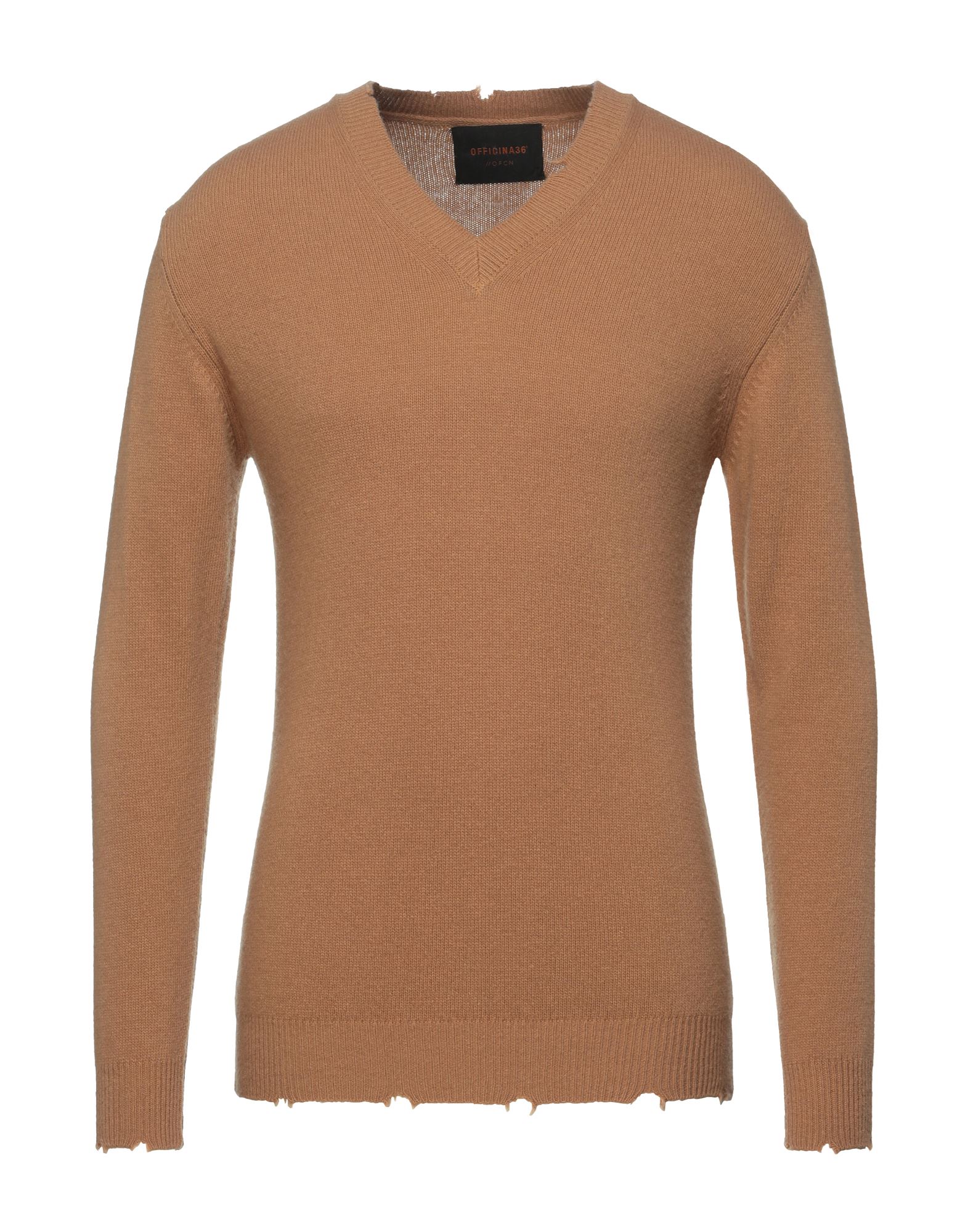 Officina 36 Sweaters In Camel