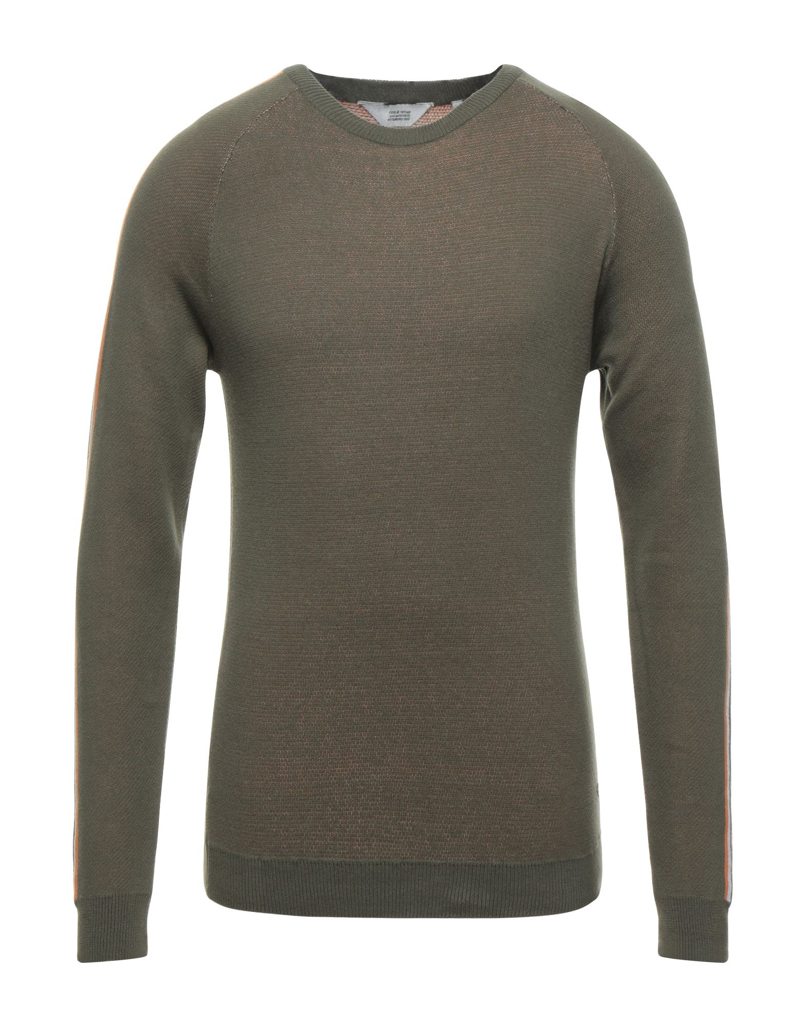 Solid ! Sweaters In Military Green