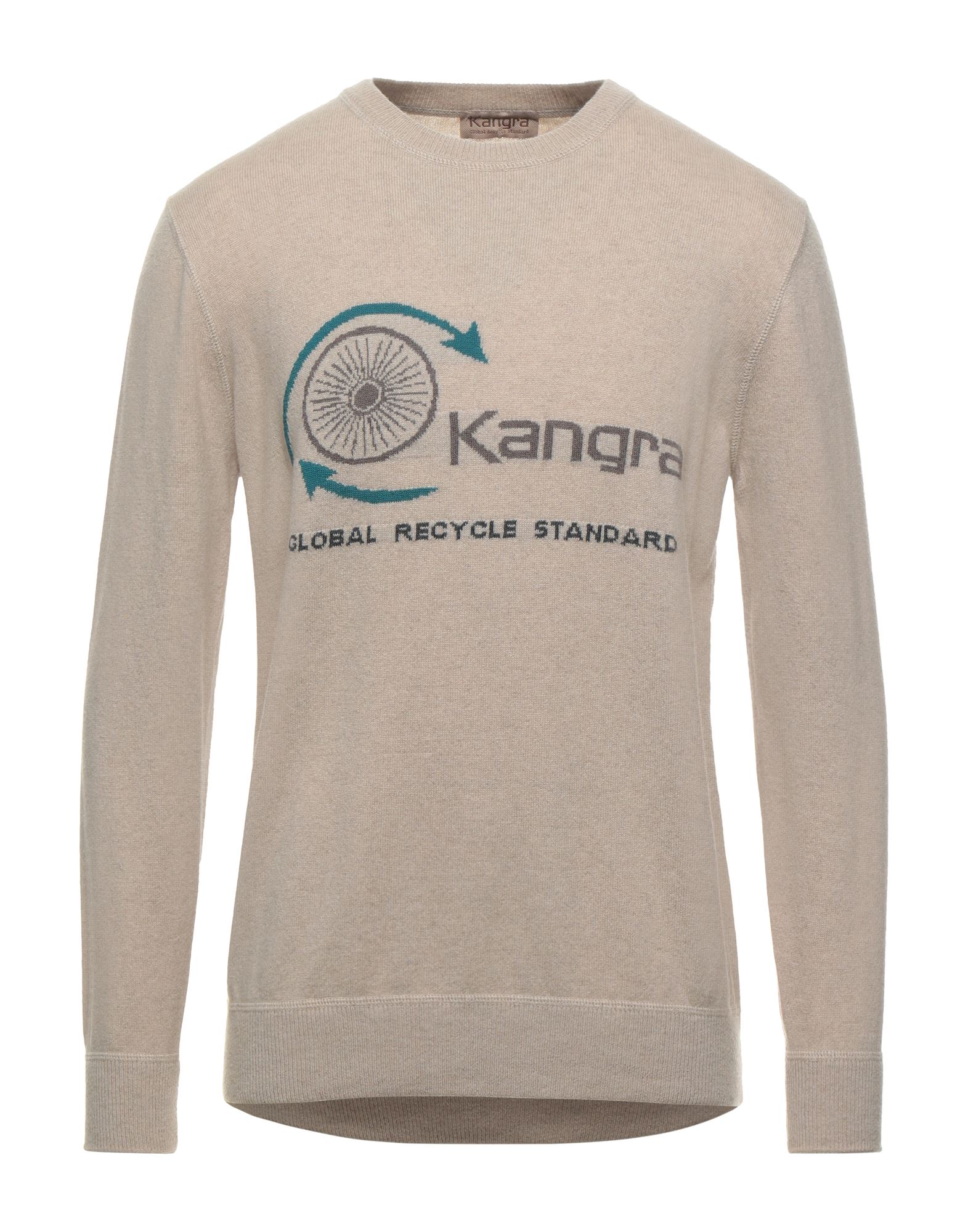 《セール開催中》KANGRA CASHMERE メンズ プルオーバー ベージュ 52 カシミヤ 94% / コットン 3% / ウール 3%