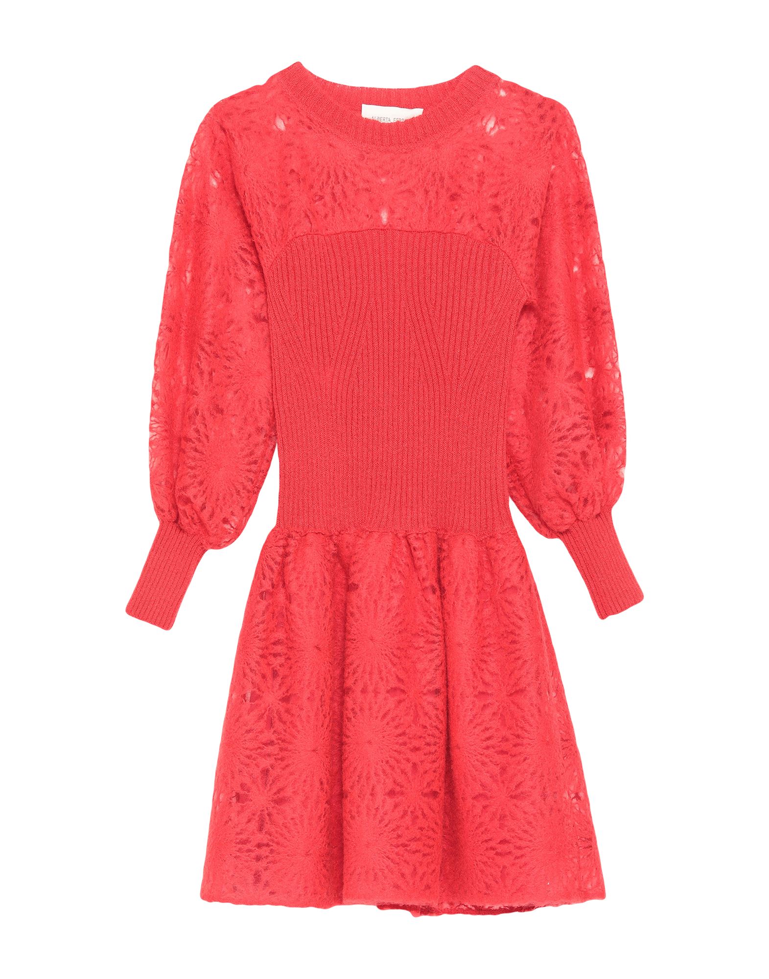 Alberta Ferretti Short Dresses In Red