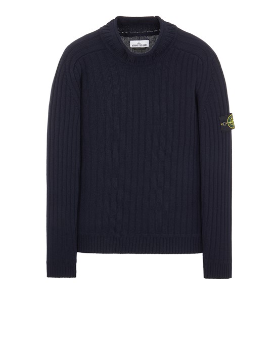 Tricot Homme 537B6 GEELONG WOOL Front STONE ISLAND