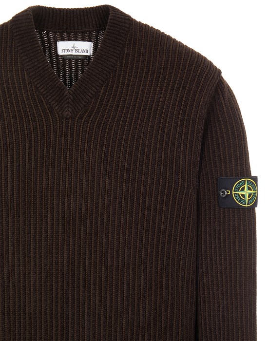 554A5 COTTON CHENILLE Sweater Stone Island Men - Official Online Store