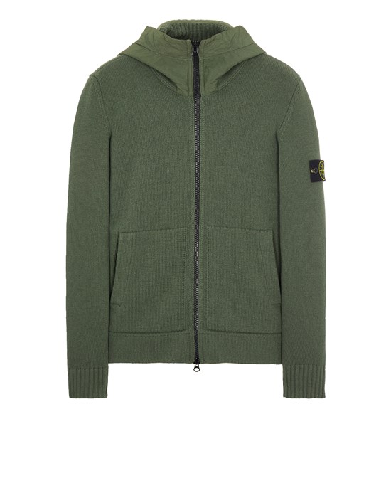 531A3 LAMBSWOOL WITH NASLAN HOOD Sweater Stone Island Men - Official ...